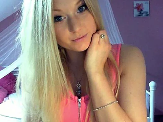 scharfe blondine